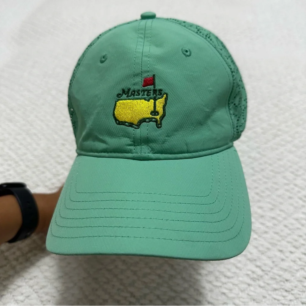 Masters American Needle Perforated Pattern Cap Women’s Adjustable - Picture 3 of 10